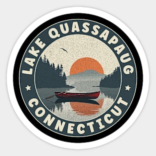 Lake Quassapaug Connecticut Sunset Sticker